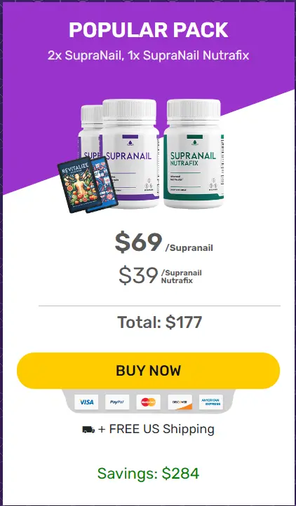 Supranail-2-Bottles-&-1-SupraNail-NutraFix-Price-just $69/Bottle Only!