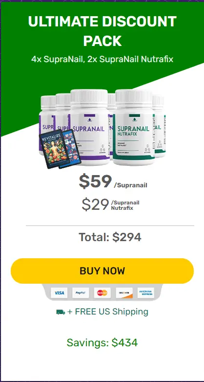 Supranail-4-Bottles-&-2-SupraNail-NutraFix-Price-just $59 Only!